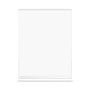 deflecto Classic Image Double-Sided Sign Holder, 8.5 x 11 Insert, Clear (DEF69201) View Product Image