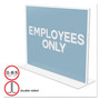deflecto Classic Image Double-Sided Sign Holder, 11 x 8.5 Insert, Clear (DEF69301) View Product Image