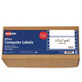 Avery Dot Matrix Printer Mailing Labels, Pin-Fed Printers, 1.94 x 4, White, 5,000/Box View Product Image