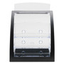 deflecto 3-Tier Literature Holder, Leaflet Size, 11.25w x 6.94d x 13.31h, Black (DEF693704) View Product Image