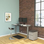 Alera AdaptivErgo Anti-Fatigue Mat, 19.4 x 33.2, Black View Product Image