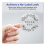 Avery Printable Self-Adhesive Permanent ID Labels w/Sure Feed, 0.75" dia, Clear, 400/PK View Product Image