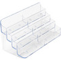 deflecto 8-Pocket Business Card Holder, Holds 400 Cards, 7.78 x 3.5 x 3.38, Plastic, Clear View Product Image