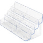 deflecto 8-Pocket Business Card Holder, Holds 400 Cards, 7.78 x 3.5 x 3.38, Plastic, Clear (DEF70801) View Product Image
