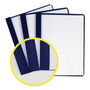 Avery Durable Clear Front Report Cover, Prong Fastener, 0.13" Capacity, 8.5 x 11, Clear/Blue, 25/Box View Product Image