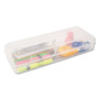 Innovative Storage Designs Stretch Art Box, Polypropylene, 13.25 x 5 x 2.3, Clear (AVT67033) View Product Image