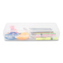 Innovative Storage Designs Stretch Art Box, Polypropylene, 13.25 x 5 x 2.3, Clear (AVT67033) View Product Image