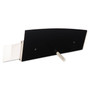 deflecto Interior Image Anti-Glare Sign Holder, Landscape, 8.5 x 2 Insert, Black/Silver View Product Image