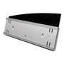 deflecto Interior Image Anti-Glare Sign Holder, Landscape, 8.5 x 2 Insert, Black/Silver View Product Image