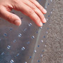 ES Robbins EverLife Moderate Use Chair Mat for Low Pile Carpet, Rectangular with Lip, 45 x 53, Clear View Product Image