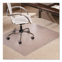 ES Robbins EverLife Moderate Use Chair Mat for Low Pile Carpet, Rectangular, 46 x 60, Clear View Product Image