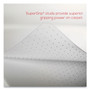 deflecto EconoMat Occasional Use Chair Mat, Low Pile Carpet, Roll, 46 x 60, Rectangle, Clear View Product Image