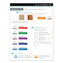 ES Robbins Natural Origins Chair Mat with Lip For Carpet, 45 x 53, Clear View Product Image