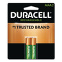 Duracell Rechargeable StayCharged NiMH Batteries, AAA, 2/Pack (DURNLAAA2BCD) View Product Image