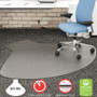 deflecto SuperMat Frequent Use Chair Mat, Medium Pile Carpet, 60 x 66, Workstation, Clear View Product Image