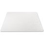 deflecto SuperMat Frequent Use Chair Mat, Med Pile Carpet, 45 x 53, Beveled Rectangle, Clear (DEFCM14243) View Product Image