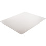 deflecto SuperMat Frequent Use Chair Mat, Med Pile Carpet, 45 x 53, Beveled Rectangle, Clear View Product Image