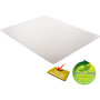 deflecto RollaMat Frequent Use Chair Mat, Medium Pile Carpet, Flat, 46 x 60, Rectangle, Clear View Product Image
