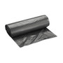 Inteplast Group High-Density Interleaved Commercial Can Liners, 33 gal, 16 mic, 33" x 40", Black, 25 Bags/Roll, 10 Rolls/Carton (IBSS334016K) View Product Image
