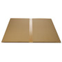 deflecto EconoMat All Day Use Chair Mat for Hard Floors, Flat Packed, 46 x 60, Clear View Product Image