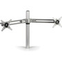 Fellowes Lotus Mounting Arm for Monitor - Silver - 2 Display(s) Supported - 27" Screen Support - 26 lb Load Capacity Product Image 