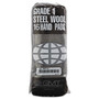 Industrial-Quality Steel Wool Hand Pads, #1 Medium, Steel Gray, 16 Pads/sleeve, 12 Sleeves/carton (GMA117004) View Product Image