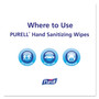 PURELL Sanitizing Hand Wipes, Individually Wrapped, 5 x 7, Unscented, White, 1,000/Carton (GOJ902210CT) View Product Image
