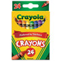 Crayola Classic Color Crayons, Peggable Retail Pack, 24 Colors/Pack View Product Image