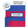 Carson-Dellosa Education Chairback Buddy Pocket Chart, 7 Pockets, 15 x 19, Blue/Red (CDPCD158035) View Product Image