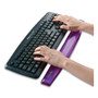 Fellowes Gel Crystals Keyboard Wrist Rest, 18.5 x 2.25, Purple (FEL91437) View Product Image