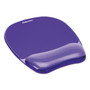 Fellowes Gel Crystals Mouse Pad with Wrist Rest, 7.87 x 9.18, Purple View Product Image