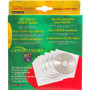 Compucessory Self-Adhesive Poly CD/DVD Holders - 1 x CD/DVD Capacity - White - Polypropylene Product Image 