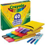 Crayola Ultra-Clean Washable Markers - Washable - Assorted Ink Product Image 