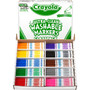 Crayola Ultra-Clean Washable Marker Classpack, Fine Bullet Tip, 10 Assorted Colors, 200/Pack (CYO588211) View Product Image