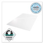 Floortex Cleartex Ultimat XXL Polycarb Square Office Mat for Carpets, 60" w x 79" l, Clear View Product Image