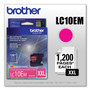 Brother LC10EM INKvestment Super High-Yield Ink, 1,200 Page-Yield, Magenta (BRTLC10EM) View Product Image