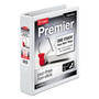 Cardinal Premier Easy Open ClearVue Locking Slant-D Ring Binder, 3 Rings, 1.5" Capacity, 11 x 8.5, White View Product Image