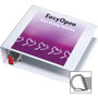 Cardinal Premier Easy Open ClearVue Locking Slant-D Ring Binder, 3 Rings, 3" Capacity, 11 x 8.5, White View Product Image