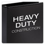 Cardinal Premier Easy Open ClearVue Locking Slant-D Ring Binder, 3 Rings, 5" Capacity, 11 x 8.5, Black View Product Image