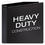 Cardinal Premier Easy Open ClearVue Locking Slant-D Ring Binder, 3 Rings, 5" Capacity, 11 x 8.5, Black View Product Image