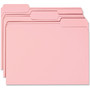 Smead Colored 1/3 Tab Cut Letter Recycled Top Tab File Folder - 8 1/2" x 11" - 3/4" Expansion - Top Tab Location - Assorted Tab Position - 11 pt. - (SMD12643) Product Image 