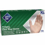 Safety Zone Powder Free Clear Vinyl Gloves - 9.25" Glove Length - X-Large Size - Clear - Latex-free, DEHP-free, DINP-free, PFAS-free, Comfortable, Silicone-free - For Janitorial Use, Cosmetics, Painting, Cleaning, General Purpose, Pet Care Product Image 