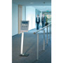 Info Sign Duo Floor Stand, Tabloid-Size Inserts, 15 X 50, Clear (DBL481523) View Product Image