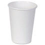 Dixie Paper Hot Cups, 12 oz, White, 50/Sleeve, 20 Sleeves/Carton (DXE2342W) View Product Image