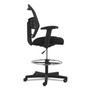 HON Prominent High-Back Task Stool, Supports Up to 250 lb, 21" to 28.1" Seat Height, Black View Product Image