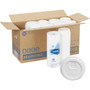 Dixie Large Hot Cup Lids by GP Pro - Dome - Plastic - White - 50/Pack Product Image 