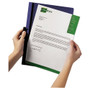 Durable DuraClip Report Cover with Clip Fastener, 8.5 x 11, Clear/Navy, 25/Box View Product Image