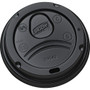 Dixie Hot Cup Lid - Dome - Black - 100/Pack Product Image 