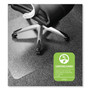 Floortex Cleartex Ultimat Polycarbonate Chair Mat for Low/Medium Pile Carpet, 48 x 53, Clear (FLRER1113423ER) View Product Image