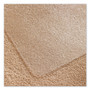 Floortex Cleartex Ultimat Polycarbonate Chair Mat for High Pile Carpets, 60" w x 48" l, Clear View Product Image